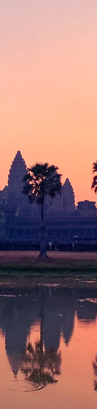 Den Sonnenaufgang bei den Tempeln von Angkor Wat erleben